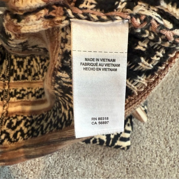 Lucky Brand Multicolor Patterned Cardigan Sweater Size Small - Picture 5 of 7